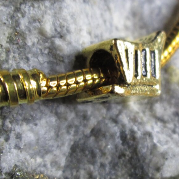 Antiqued Gold Plated 925 Silver Sleigh European Charm - Picture 4 of 10